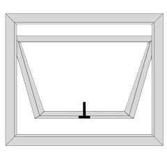 Prices for upvc windows type top hung